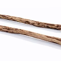Natural Stone Wood Decorative Sticks With Rustic Texture And Handcrafted Design