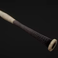 Wooden Baseball Bat Sports Equipment With Leather Wrapped Grip For Baseball Training