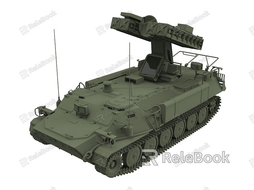 modern missile vehicle model