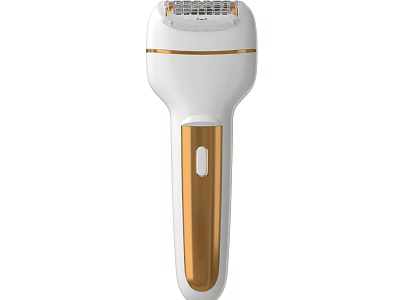 Modern Bathroom Accessories Handheld Design White And Gold Comfortable Grip Durable Material 3d model