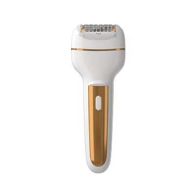Modern Bathroom Accessories Handheld Design White And Gold Comfortable Grip Durable Material 3d model