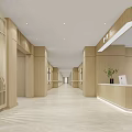 Hospital Outpatient Clinic Comfortable Waiting Area With Light Colored Interior Bookshelves And Natural Light