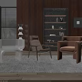 Elegant Leisure Chairs In Various Styles For Cozy Living Area With Wooden Decor And Rug