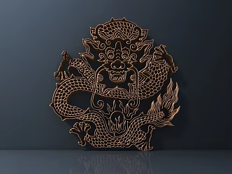 Chinese Carved Hardware All Kinds of Carved All Kinds of Carved 3d model