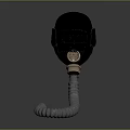 Gas Mask Science Fiction Gas Mask Gas Mask Respirator Breathing Mask Biochemical Mask Science Fiction Mask 3d model