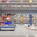 Modern Warrior 1927 Retail Store Interior With Shelves And Shoe Displays
