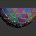 Colorful Geometric Dinnerware Set With Triangular Pattern Bowl And Vibrant Modern Design