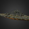 modern warship warship destroyer weapon ship cruiser ship 3d model