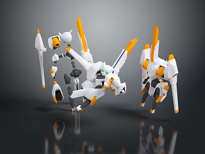 Modern Transformers Gauda Warrior Gauda Mecha Warrior 3d model