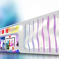 Dalang Knitwear Showroom Exterior Featuring Display Windows And Colorful Exhibits