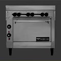 Stainless Steel Commercial Deep Fryer With Control Panel And Mobile Wheels