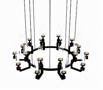 Modern Chandelier Light Bulb Chandelier Crystal Chandelier 3d model