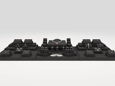 Modern Jewelry Jewelry Jewelry Display 3d model