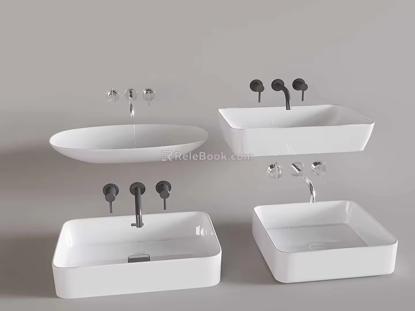 Wash basin wash basin counter basin 3d model