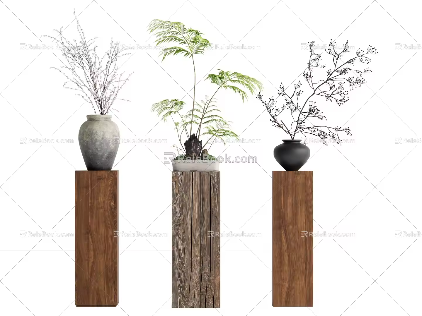 Ji Feng Mudun Bonsai 3d model
