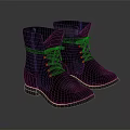 Classic Black Ankle Boots With Lace Up Front And Leather Construction For Daily Use