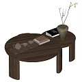 Middle Ancient Style Coffee Table 3d model