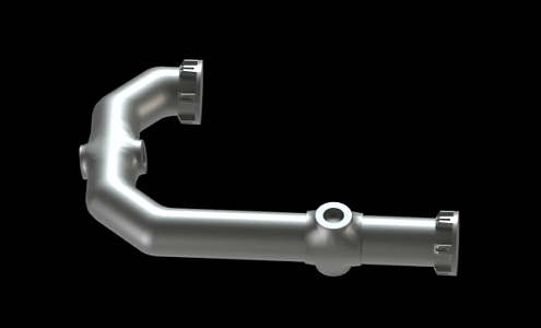 Modern Piping 3d model