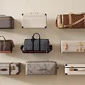 Assorted Luggage Collection With Vintage And Modern Suitcases In Leather And Fabric Designs