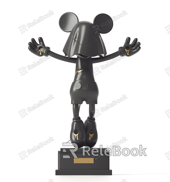 Modern toy Mickey Mouse trendy play ornaments model