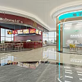 Modern McDonald's Restaurant Interior With Electronic Repair Area And Seating