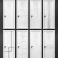 Shower Sauna Room Interior Design With Different Style Glass Doors And Handles