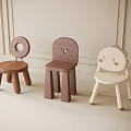 Adorable Wooden Children's Chairs With Various Fun Shaped Backrests And Sturdy Legs