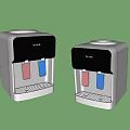 Modern Gray Water Dispensers with Two Water Outlets for Daily Use Appliances