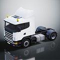 Modern Truck Big Truck Large Transporter 3d model