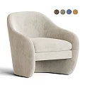 Modern Beige Velvet Single Sofa with Comfortable Design and Multiple Color Options