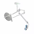 Medical Surgical Lamp With Double Head Adjustable Arm And Display Screen