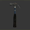 Sturdy Claw Hammer Hardware Tool With Blue Handle Grip Essential For Construction And DIY