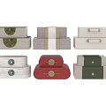 Jewelry Decorative Box Set Assorted Multicolor Wooden Storage Boxes With Metal Clasps And Striped Design