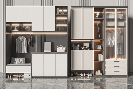 Modern wardrobe 3d model