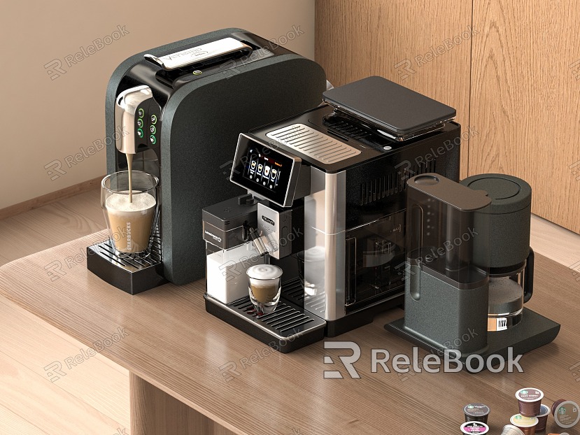 Modern coffee machine model