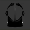 VR Headset With Modern Ergonomic Head Strap And Sleek Two Tone Exterior Design