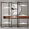 Screen partition 3d model