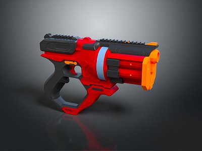 Toy toy gun children's toy cartoon pistol toy pistol 3d model