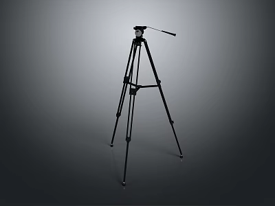 High Quality Electronic Camera Tripod With Adjustable Legs And Stable Base 3d model