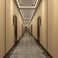 Hospital Outpatient Reception Area In Chinese Style Design
