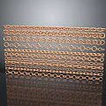 Modern chain all kinds of chain bracelet rigid chain 3d model
