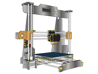 Modern Printers 3d model