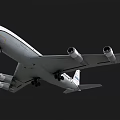 United States Air Force Large Transport Aircraft With National Insignia And Engines