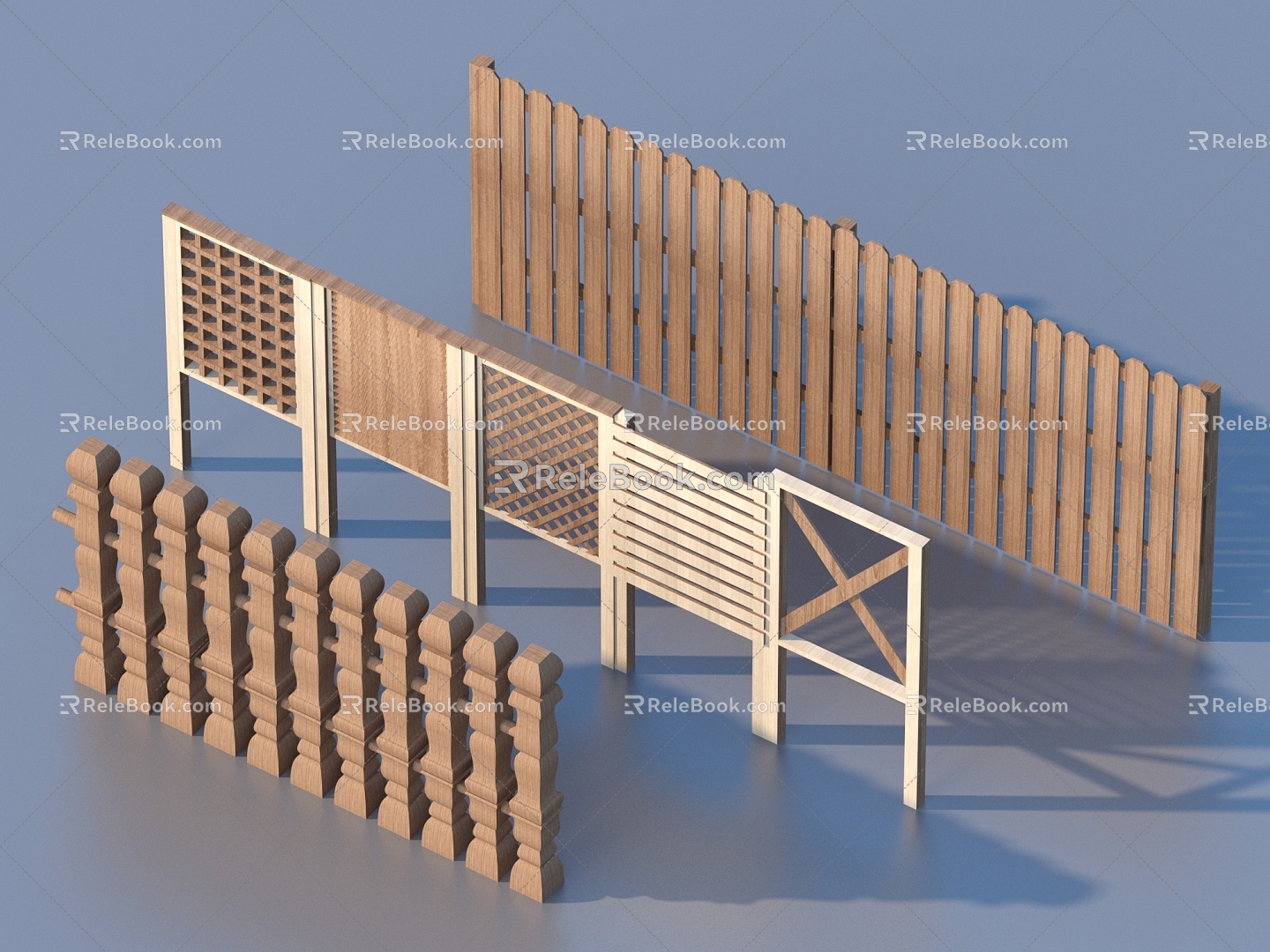 Fence Fence Guardrail 3d model