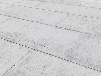 Gray Concrete Floor With Square Panels And Textured Surface Design 3d model