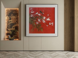 New Chinese Decorative Painting 3d model