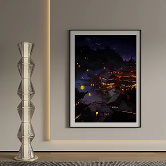 decorative painting 3d model