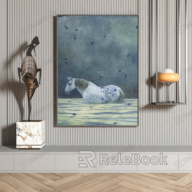 Modern Animal Painting Abstract Decorative Painting model