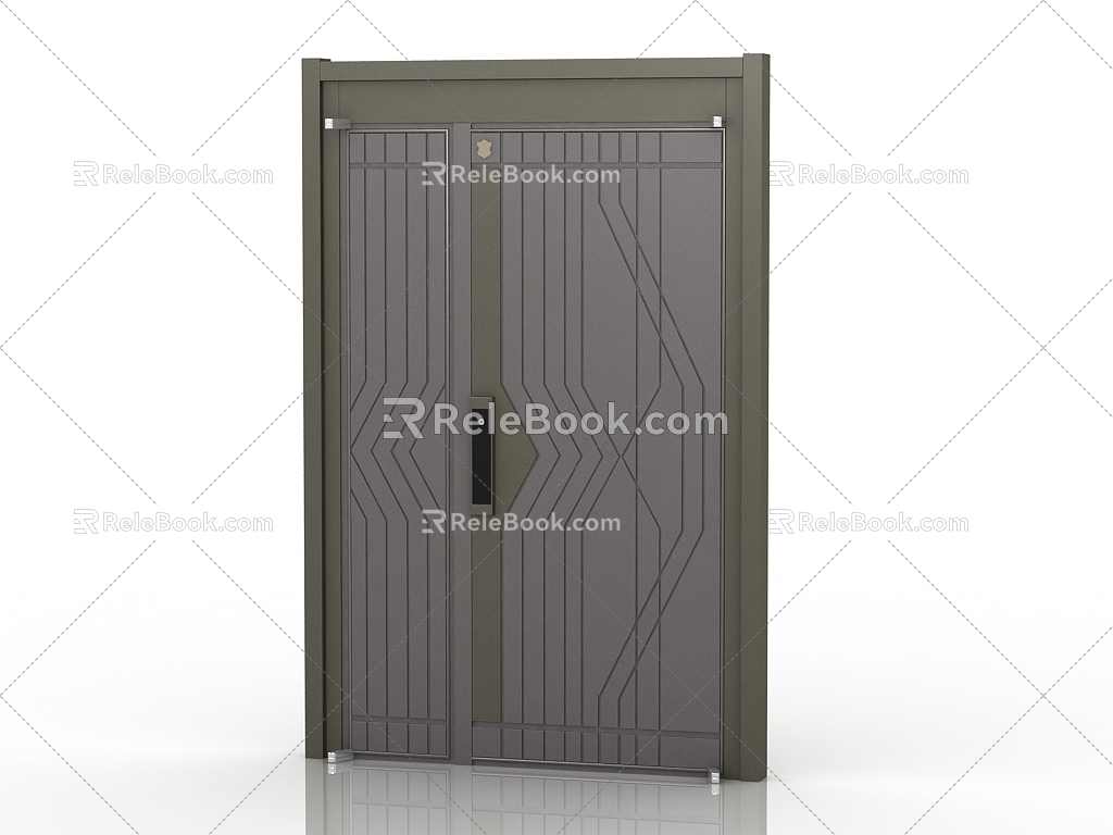 Modern anti-theft gate 3d model