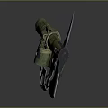 Tomahawk Axe Wooden Axe Handle Axe Mountain Axe Chopping Wood Axe Chopping Wood Axe Magic Axe 3d model